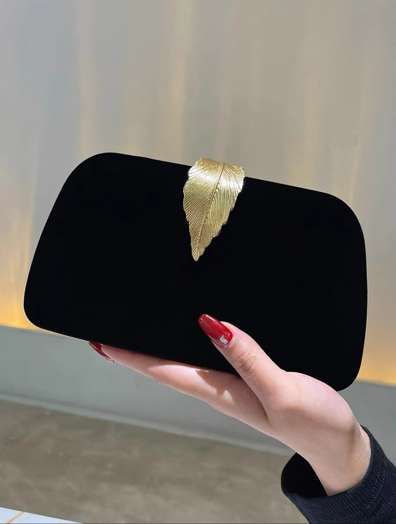 Pochette Noire Élégante