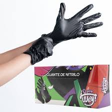 Guantes de nitrilo negros