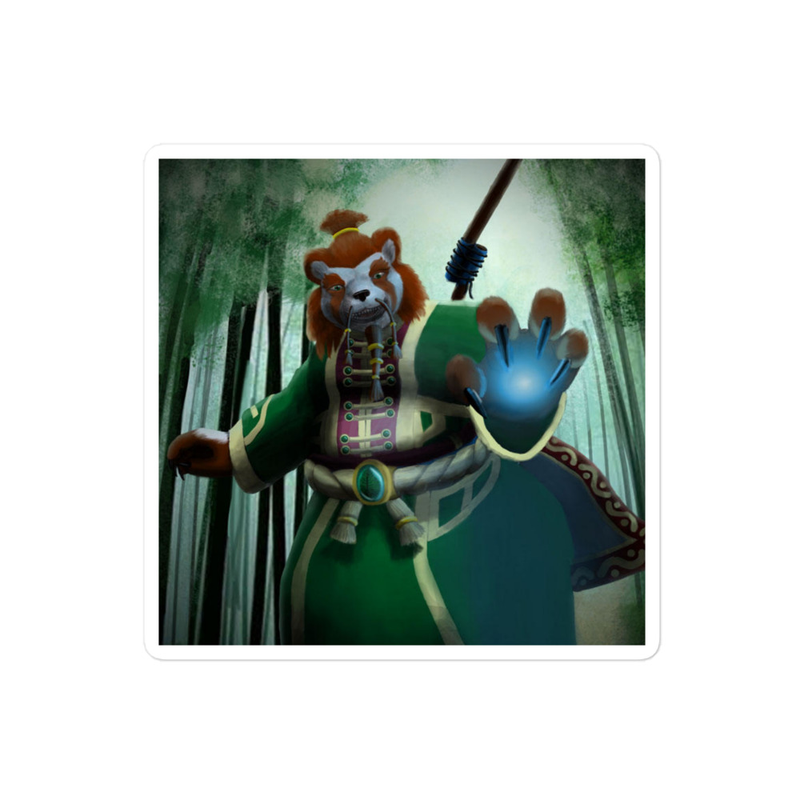 Panda Druid Bubble-free stickers