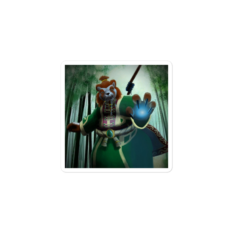 Panda Druid Bubble-free stickers