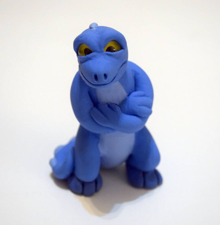 Blue Dinosaur Figurine