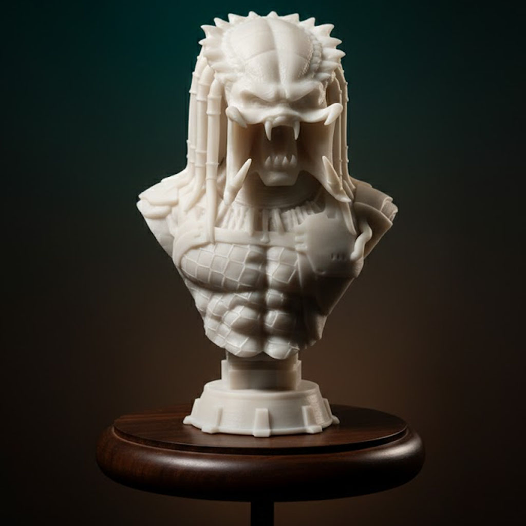 Predator 3D Printed Bust