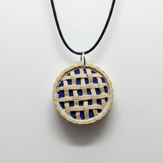 Blueberry Pie Necklace