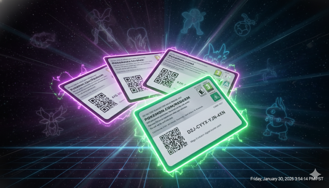 Pokémon Online Promo Code Cards