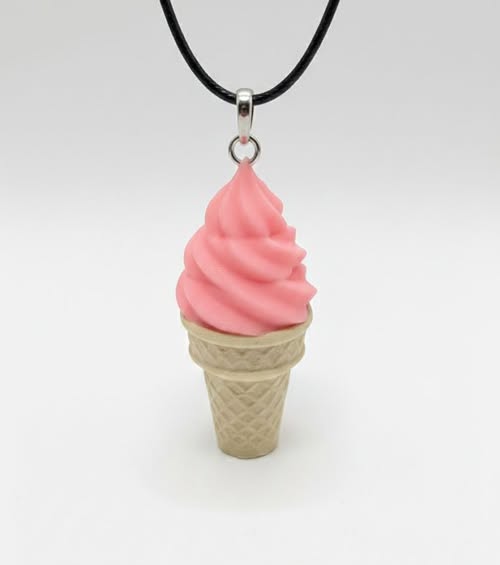 Ice Cream Cone Necklace