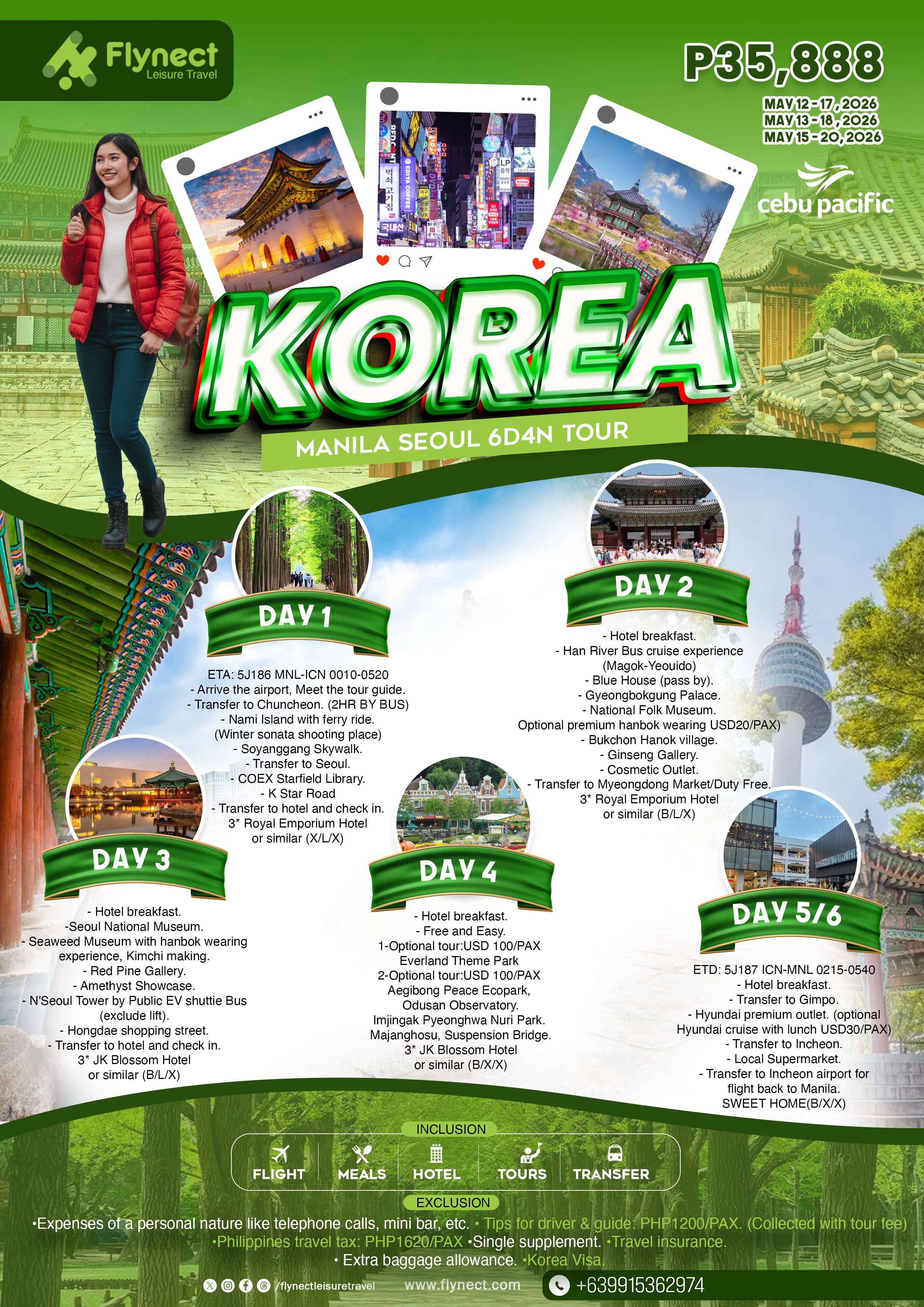 KOREA 6D4N TOUR