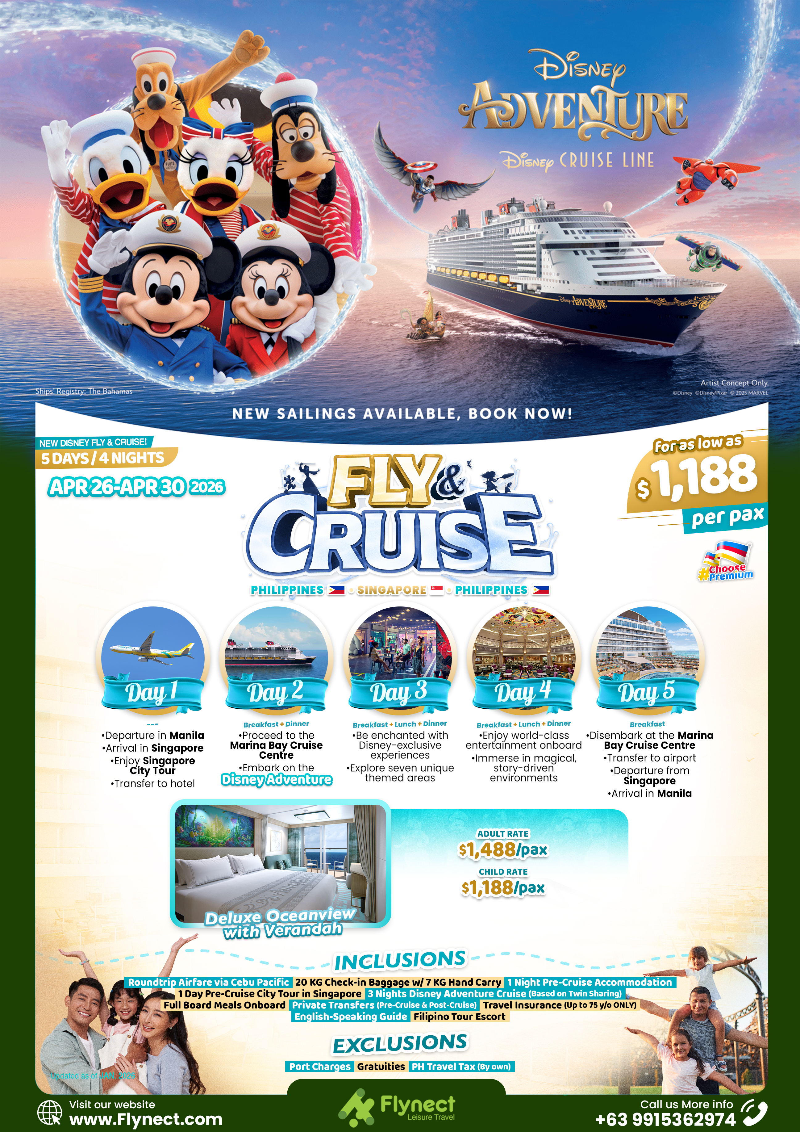 FLY & CRUISE $1188