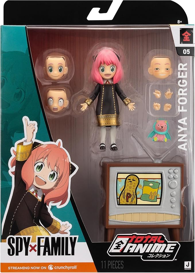 Figurine Anya Forger 16,5 cm – Accessoires & Visages interchangeables | Spy x Family