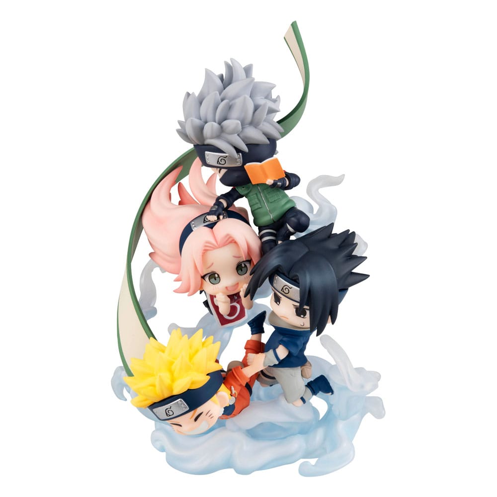 Naruto Shippuden statuette PVC FigUnity Gather here, Team 7 13 cm