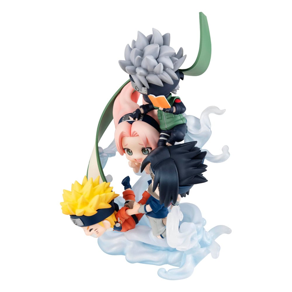 Naruto Shippuden statuette PVC FigUnity Gather here, Team 7 13 cm