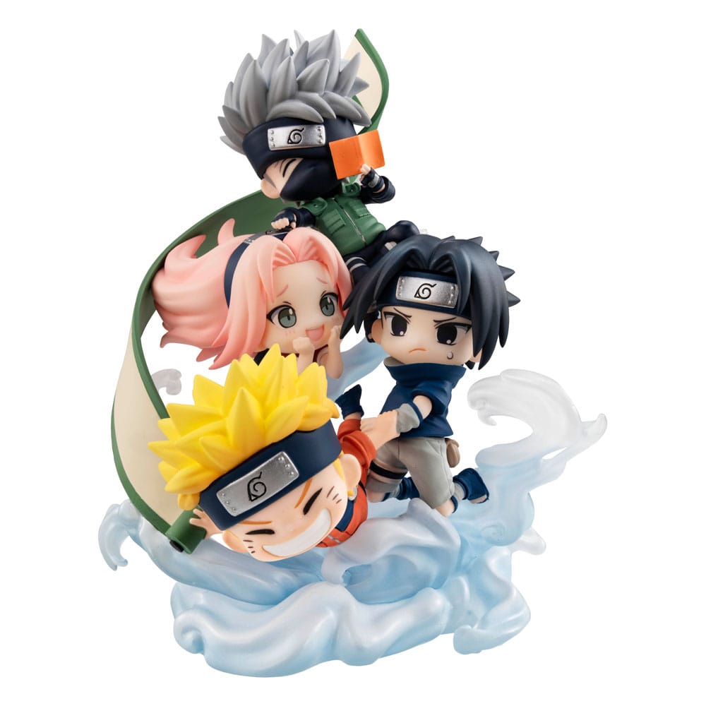 Naruto Shippuden statuette PVC FigUnity Gather here, Team 7 13 cm