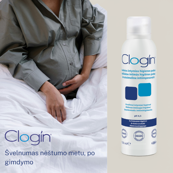 Putos intymiai higienai, pH 4.5, CLOGIN, 150 ml