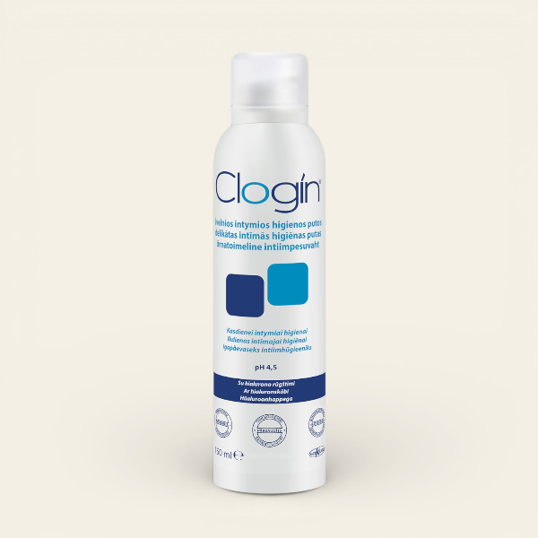 Putos intymiai higienai, pH 4.5, CLOGIN, 150 ml