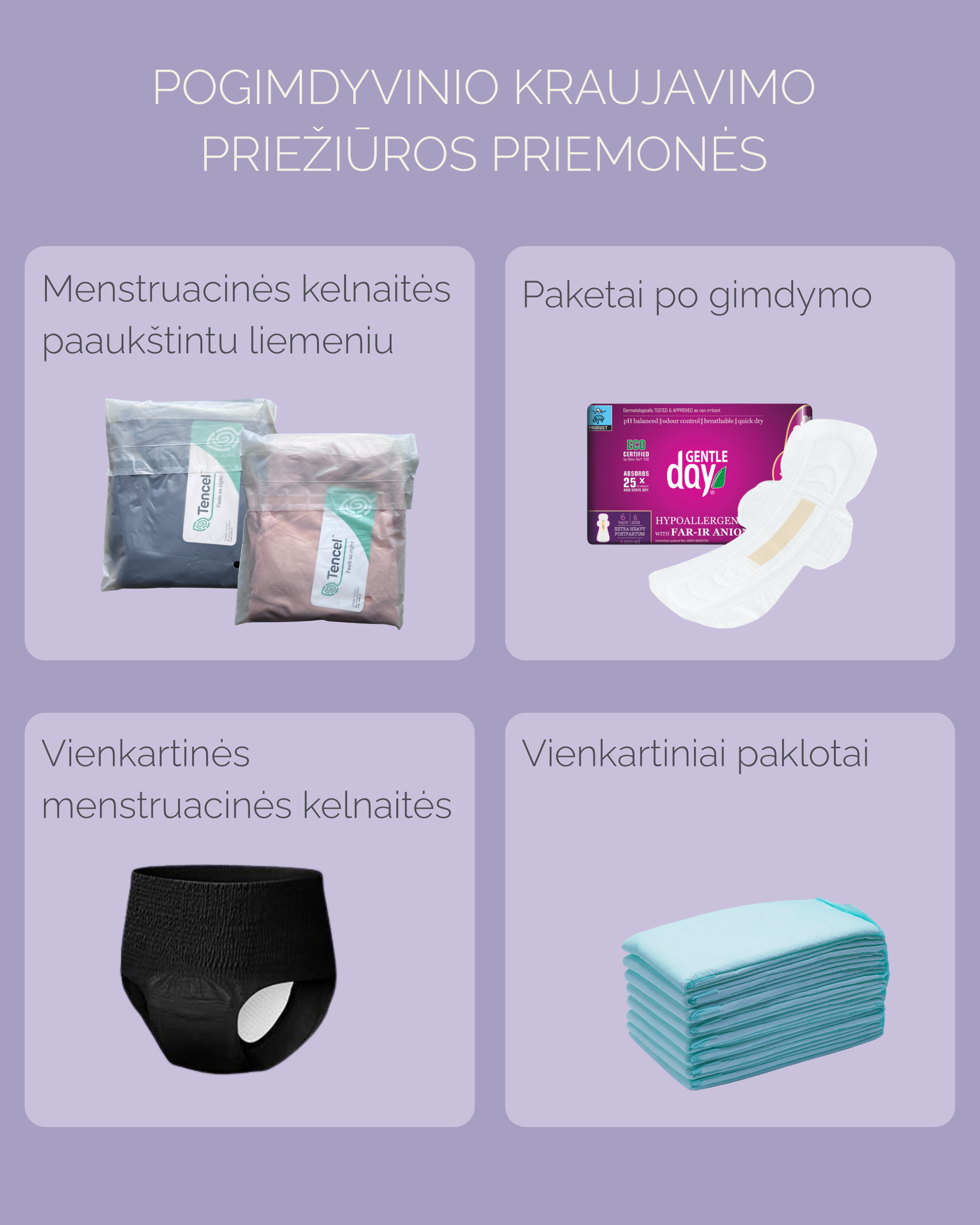  Atsistatymo po gimdymo rinkinys “MANO”