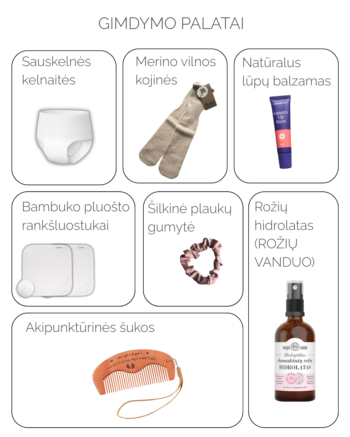  Atsistatymo po gimdymo rinkinys “TVIRTAI PASIRUOŠUS”