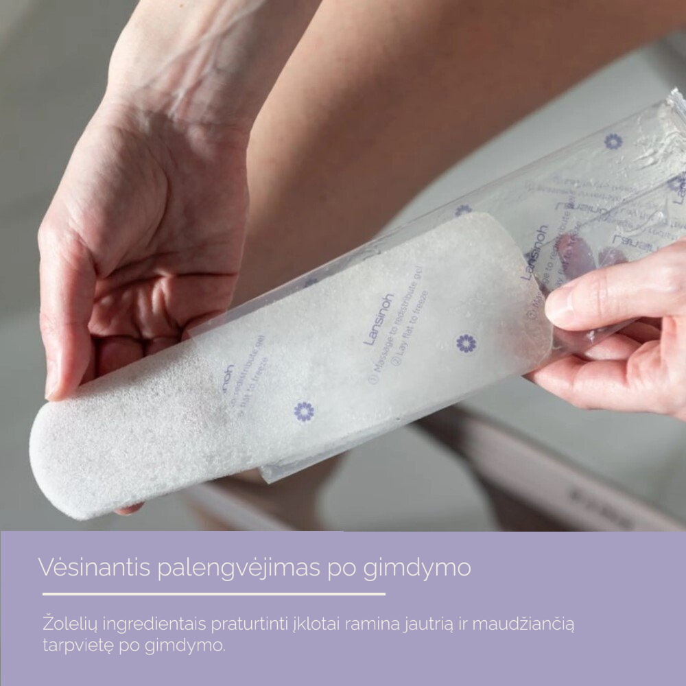 Lansinoh žolelėmis užpildytos tarpvietės pagalvėlės, 8 vnt.