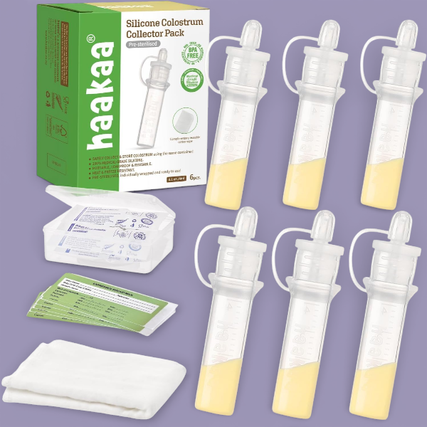 "Haakaa" silikoninių priešpienio surinkėjų rinkinys, 6 vnt.