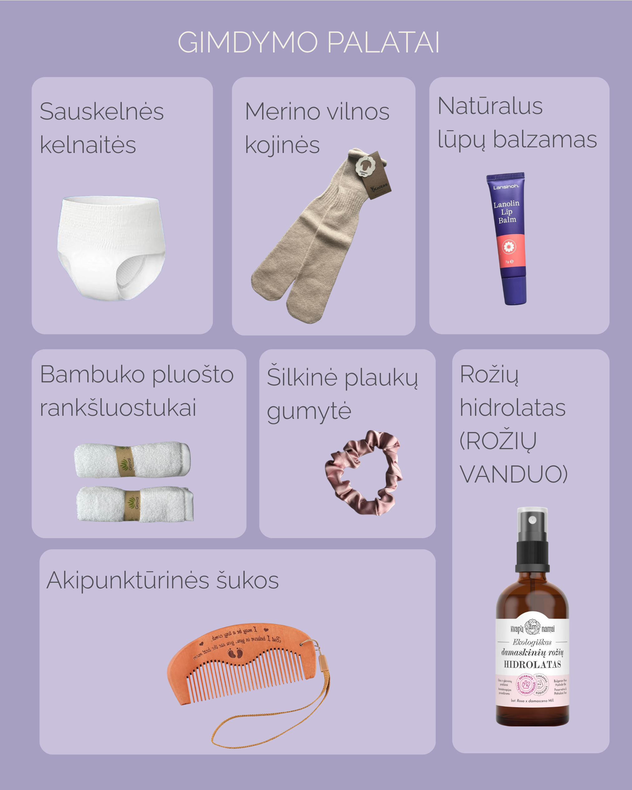  Atsistatymo po gimdymo rinkinys “TVIRTAI PASIRUOŠUS”