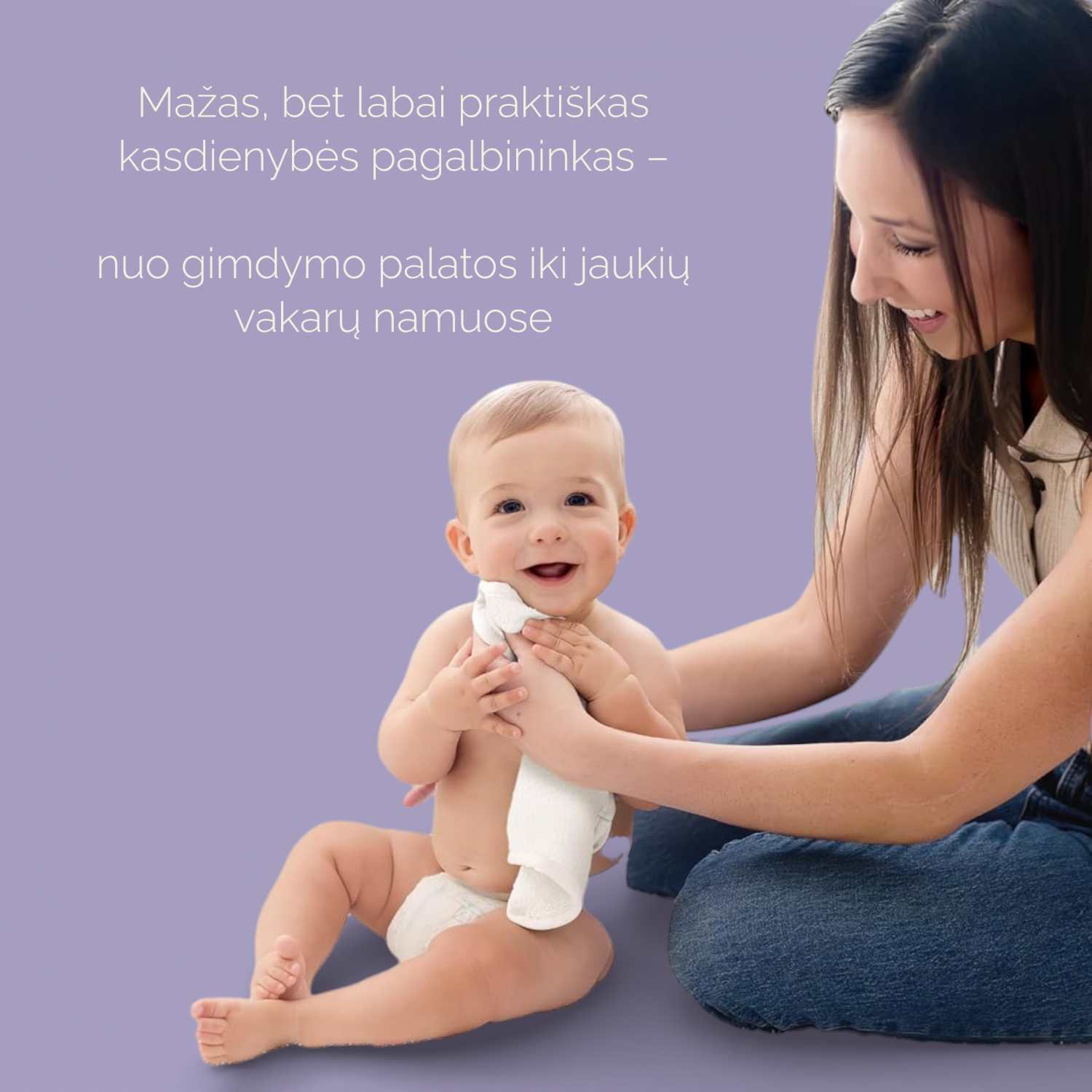 "KeaBabies" Bambukiniai prausimosi rankšluostėliai, 6 vnt. 