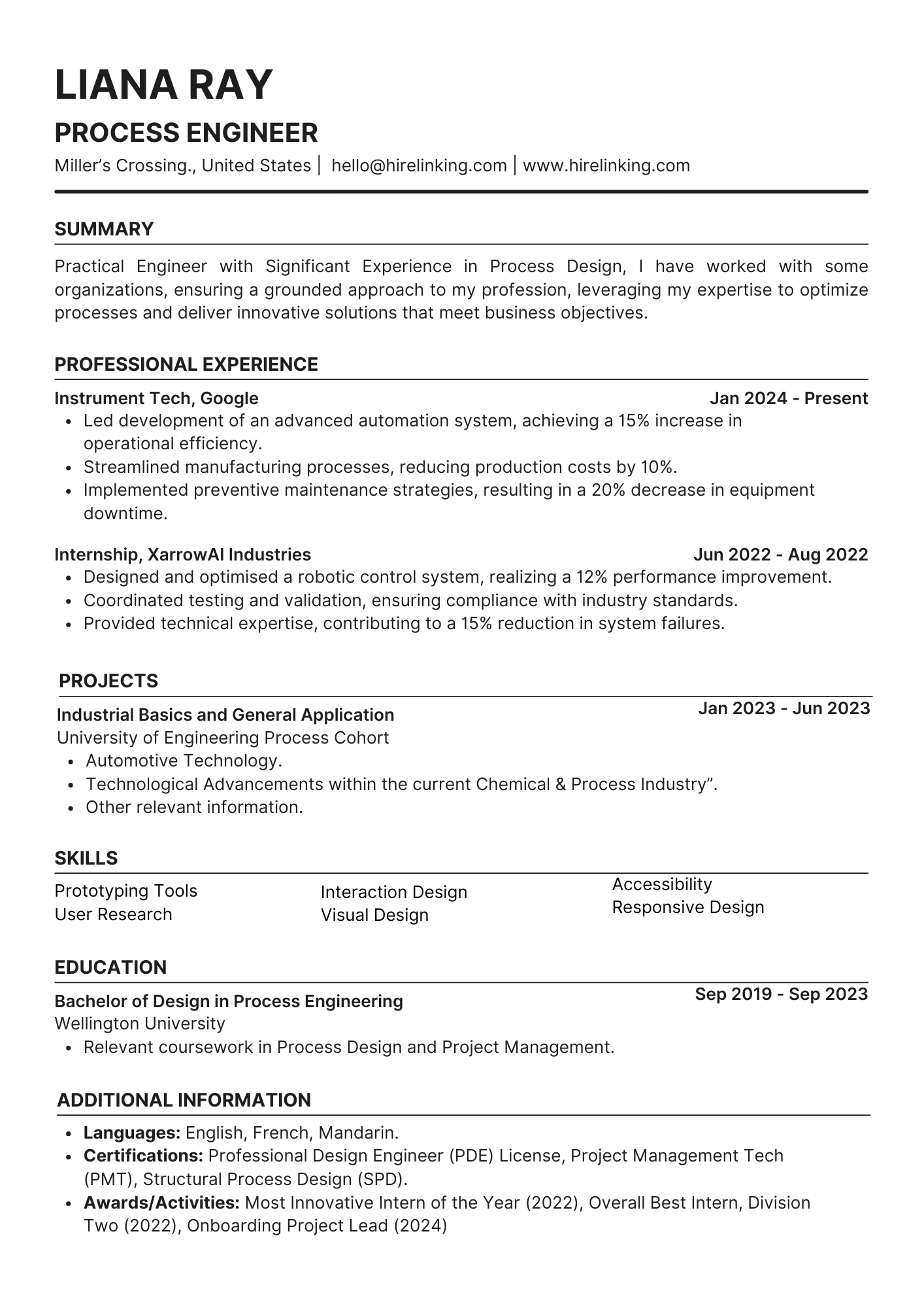 Professional Resume Template