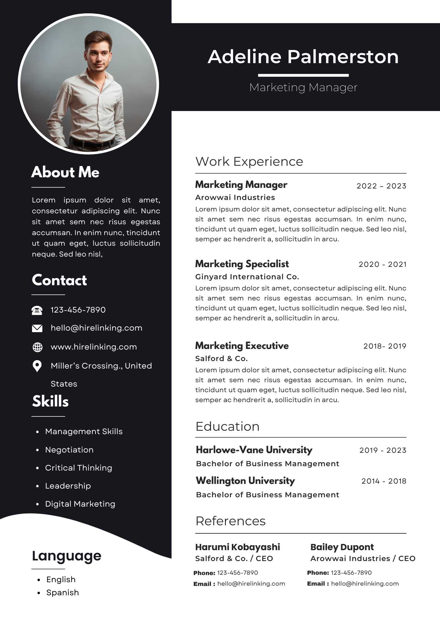 Modern Resume Template