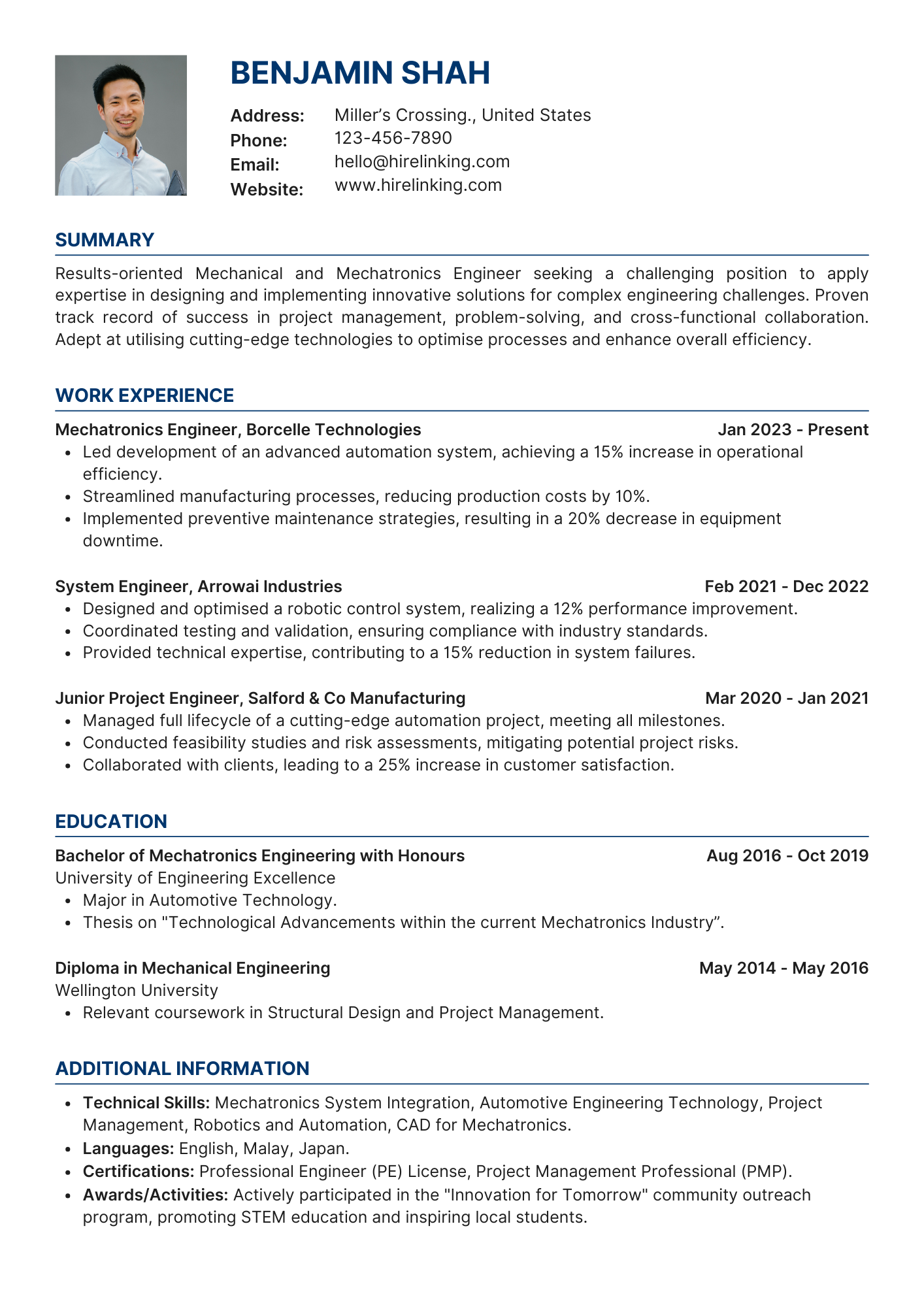 Professional Resume Template