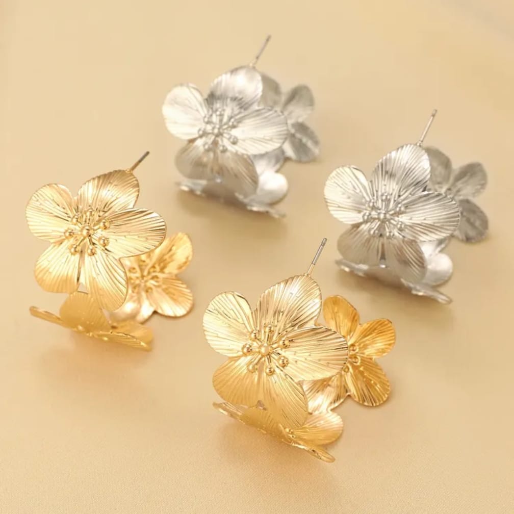 Floral Statement Earrings
