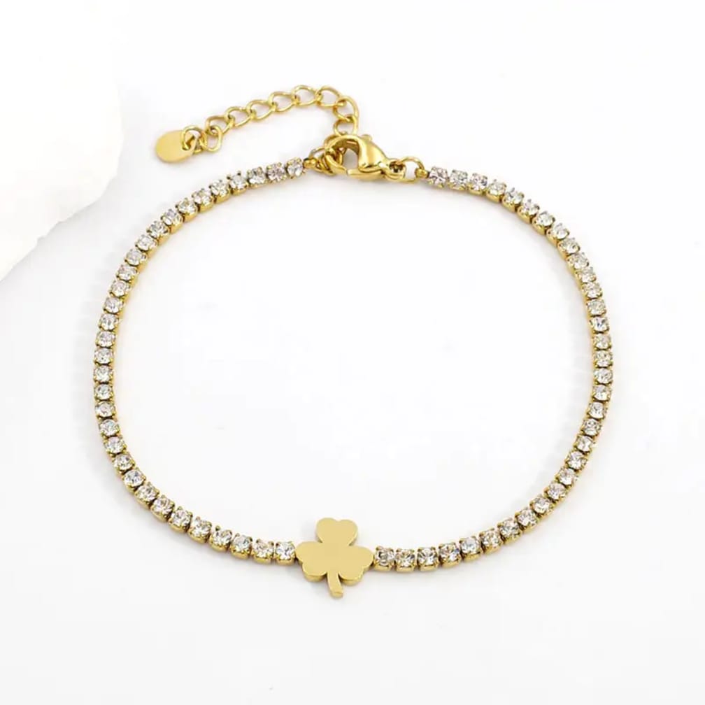 Gold Clover Bracelet