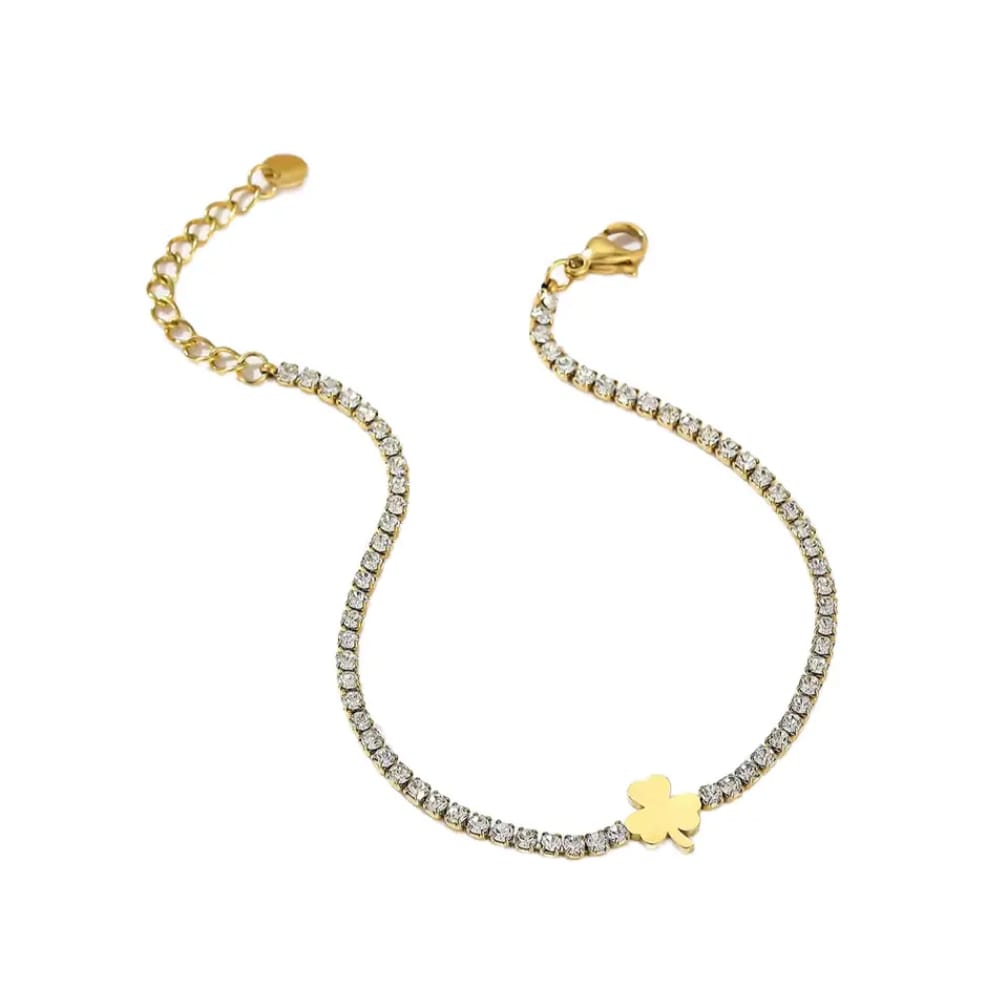 Gold Clover Bracelet