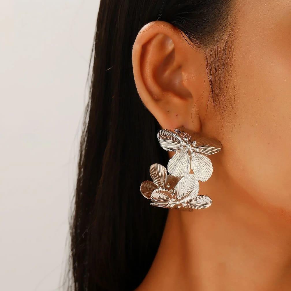 Floral Statement Earrings
