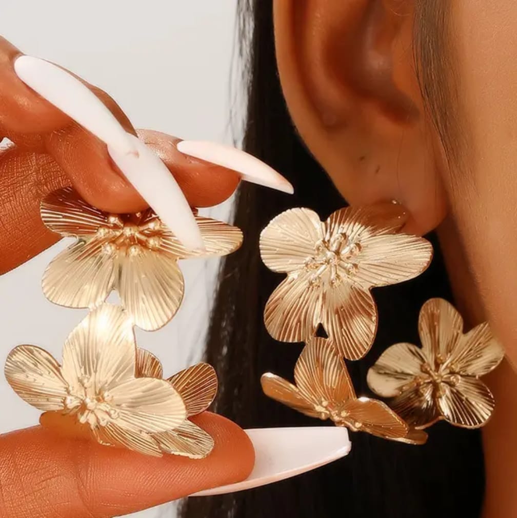 Floral Statement Earrings