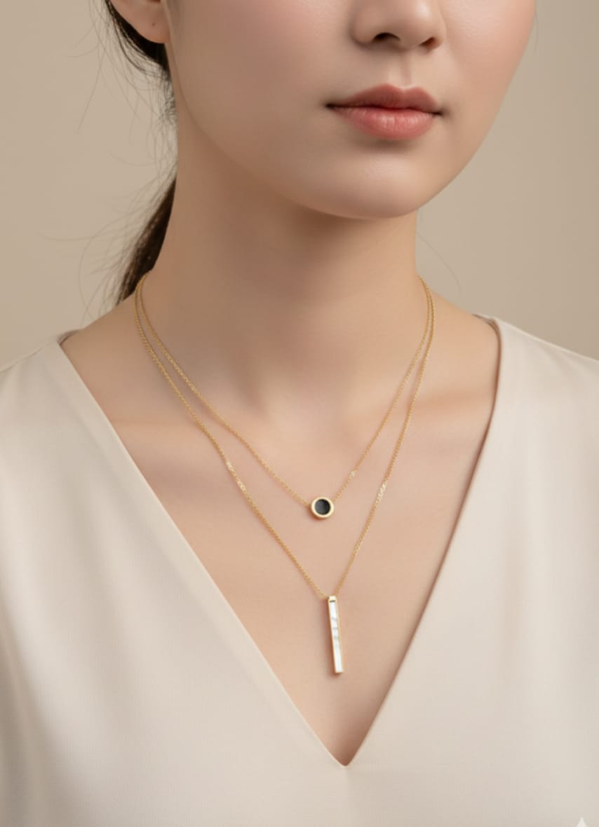 Elegant Layered Gold Necklace