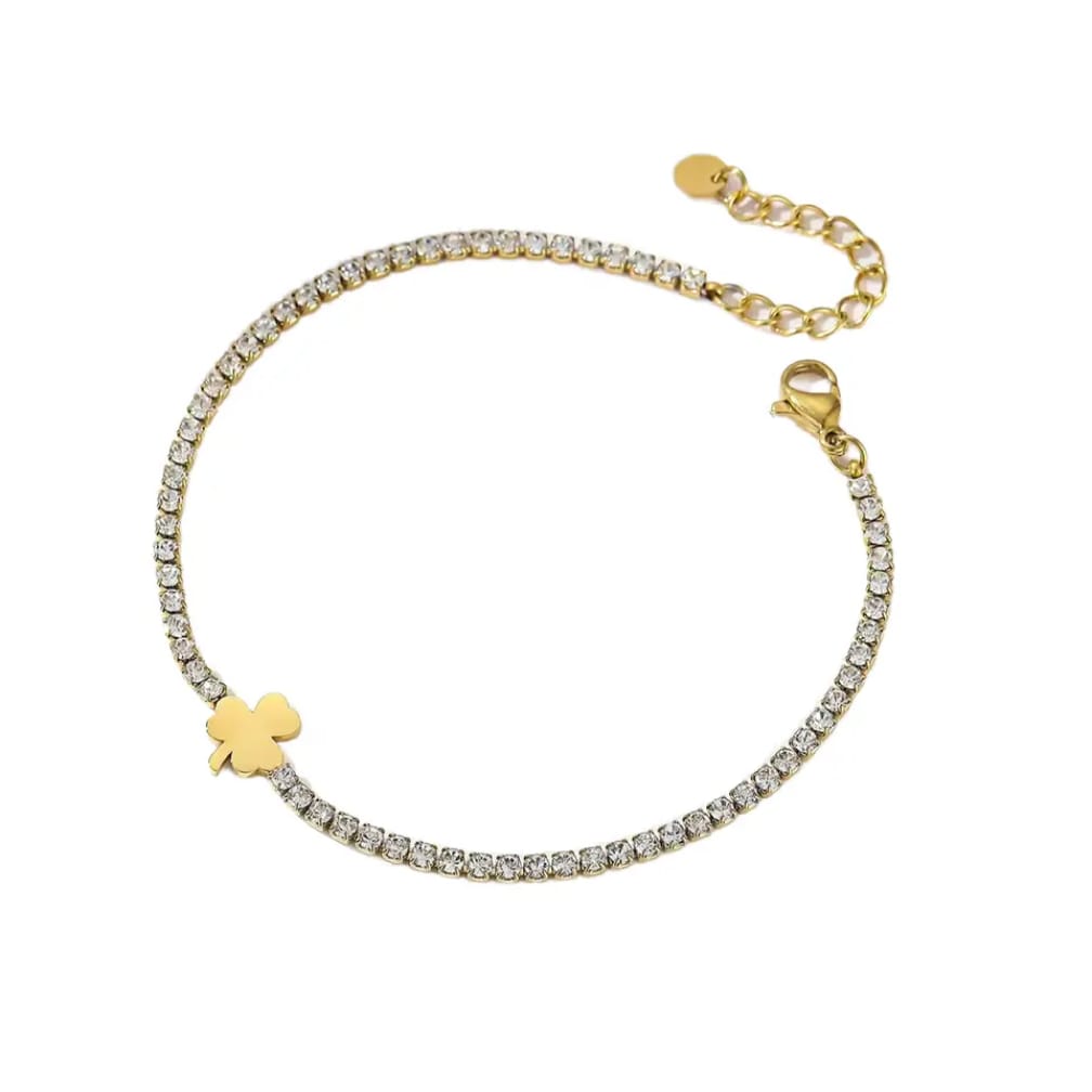 Gold Clover Bracelet