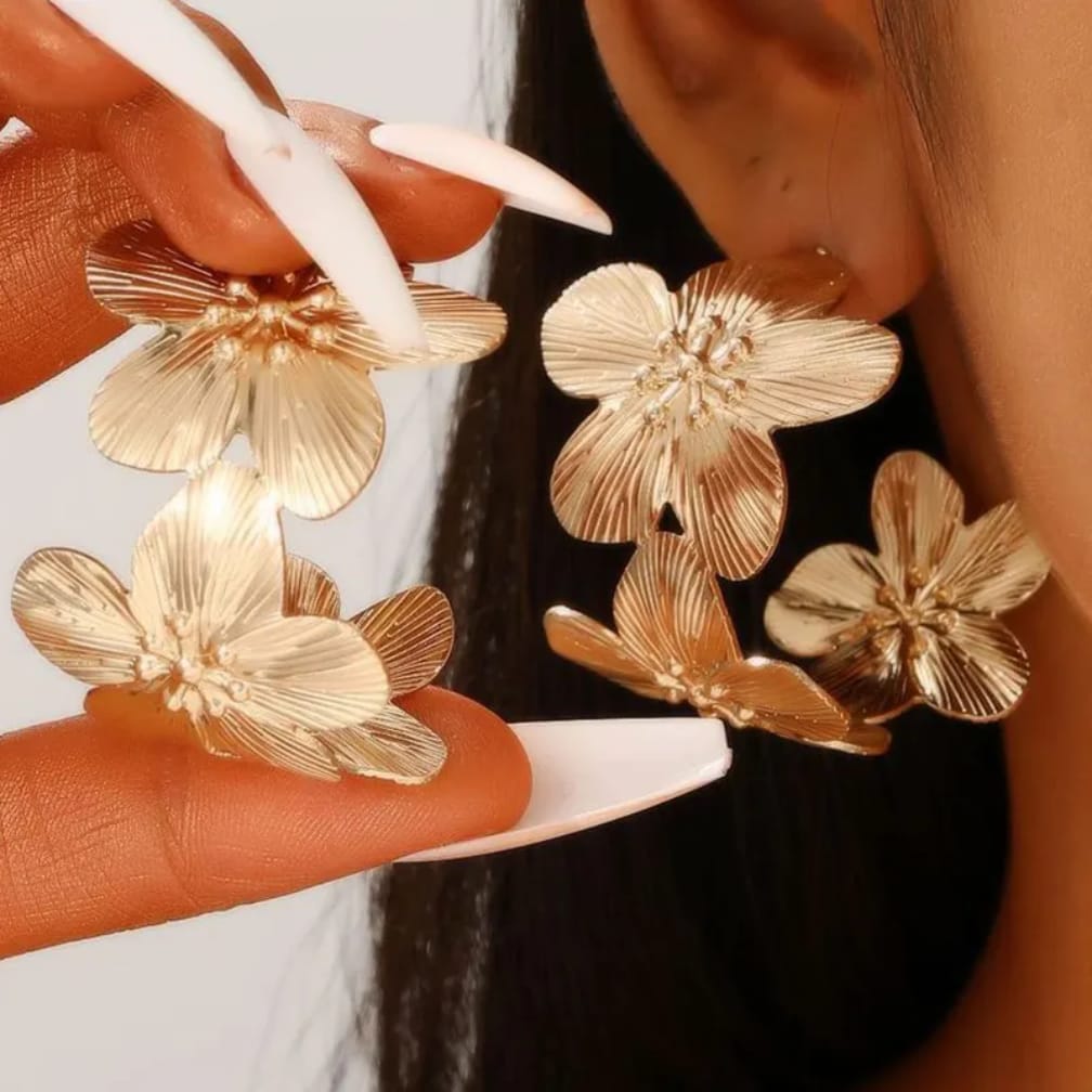Floral Statement Earrings