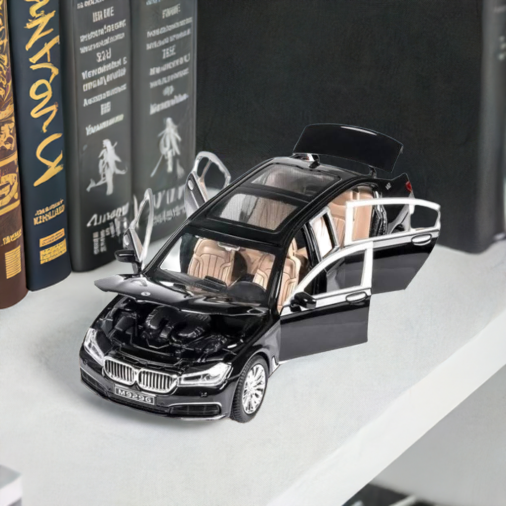 BMW Limousine Metal Diecast Model Car - Scale 1:24 Black