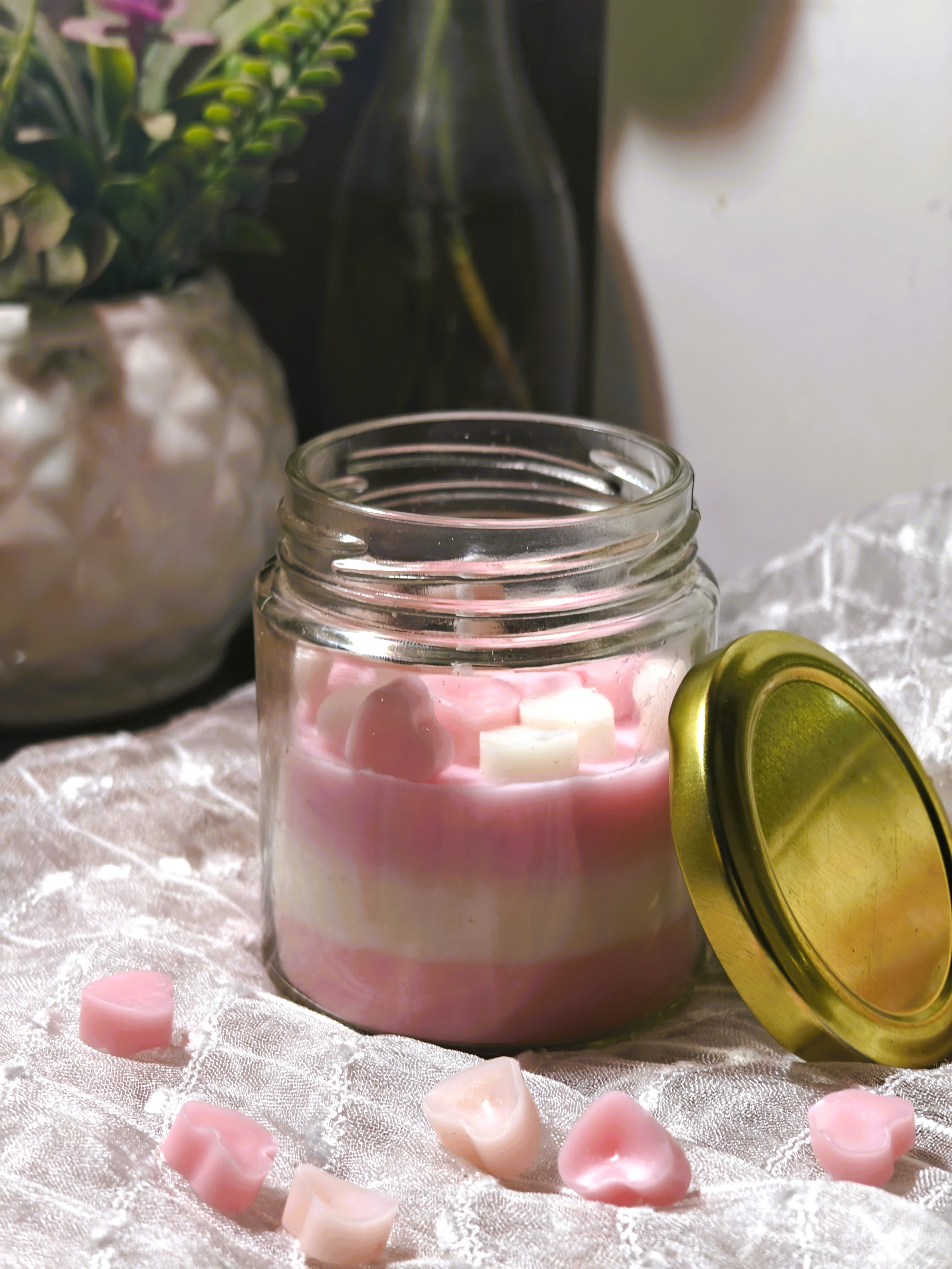 Pink love Scented candle