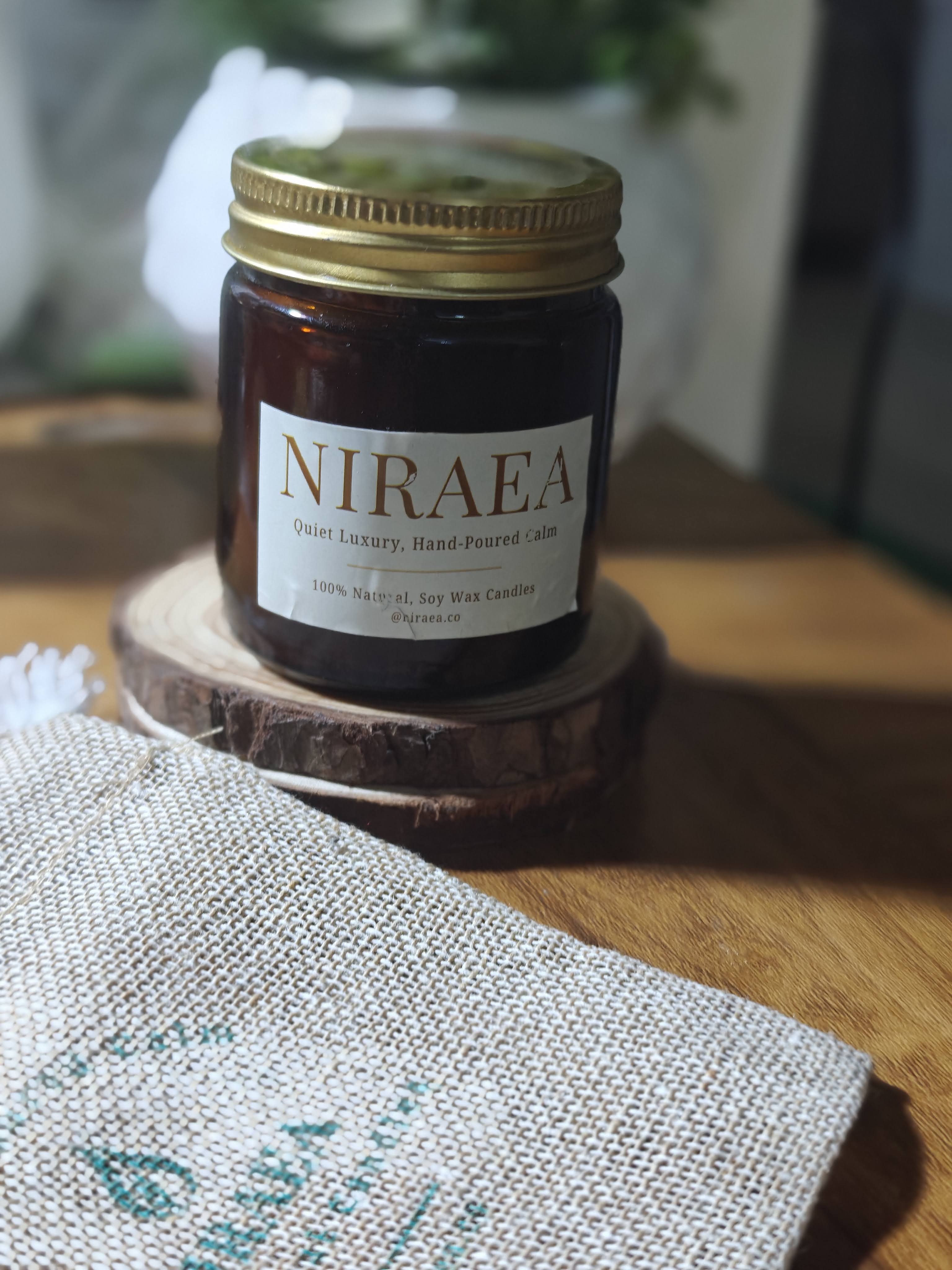 NIRAEA Aromatherapy Candles for Destressing, Relaxation, Sleeping and Selfcare routine (220 g)