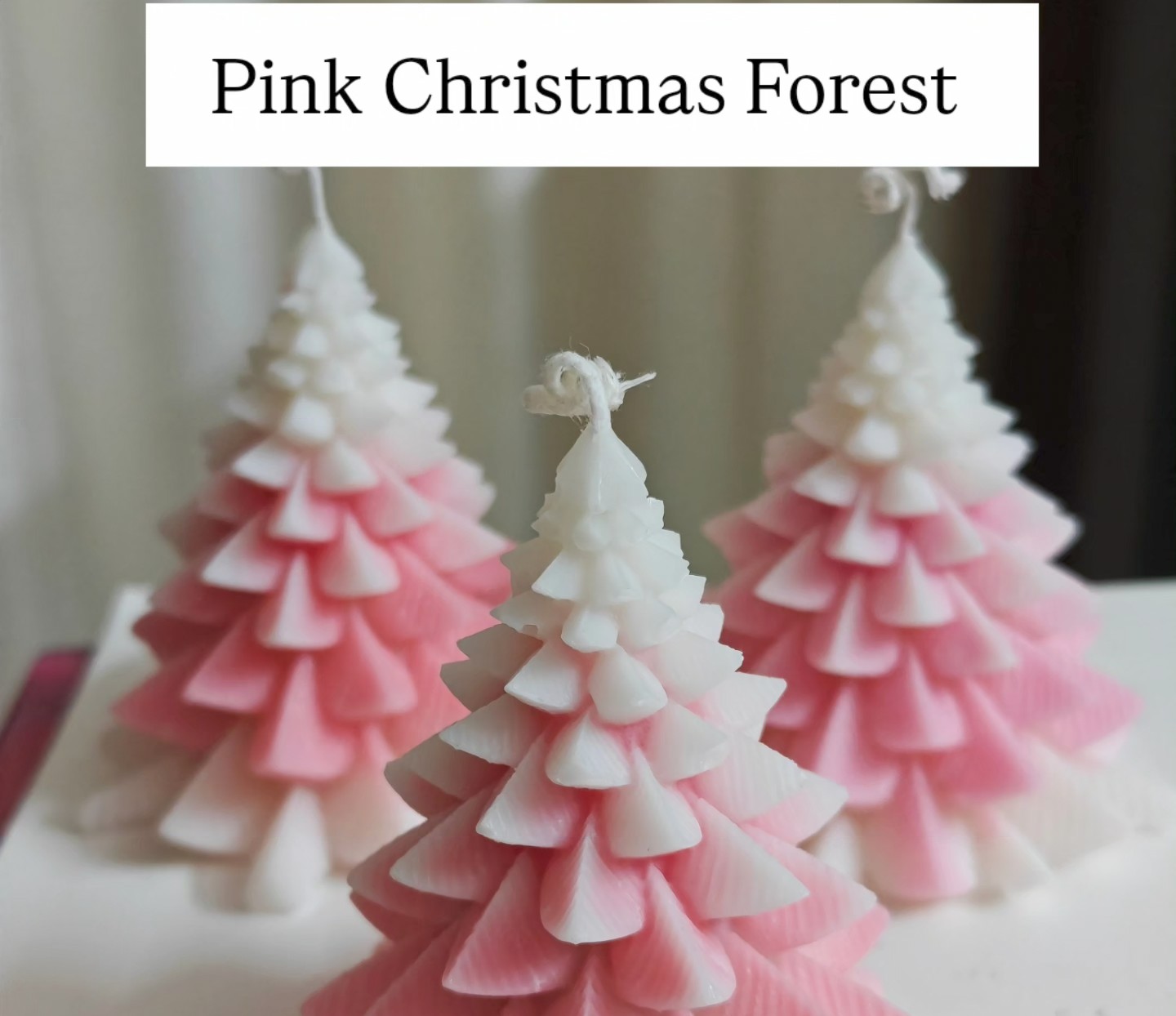 Snowy Christmas Tree  - Scented Candles