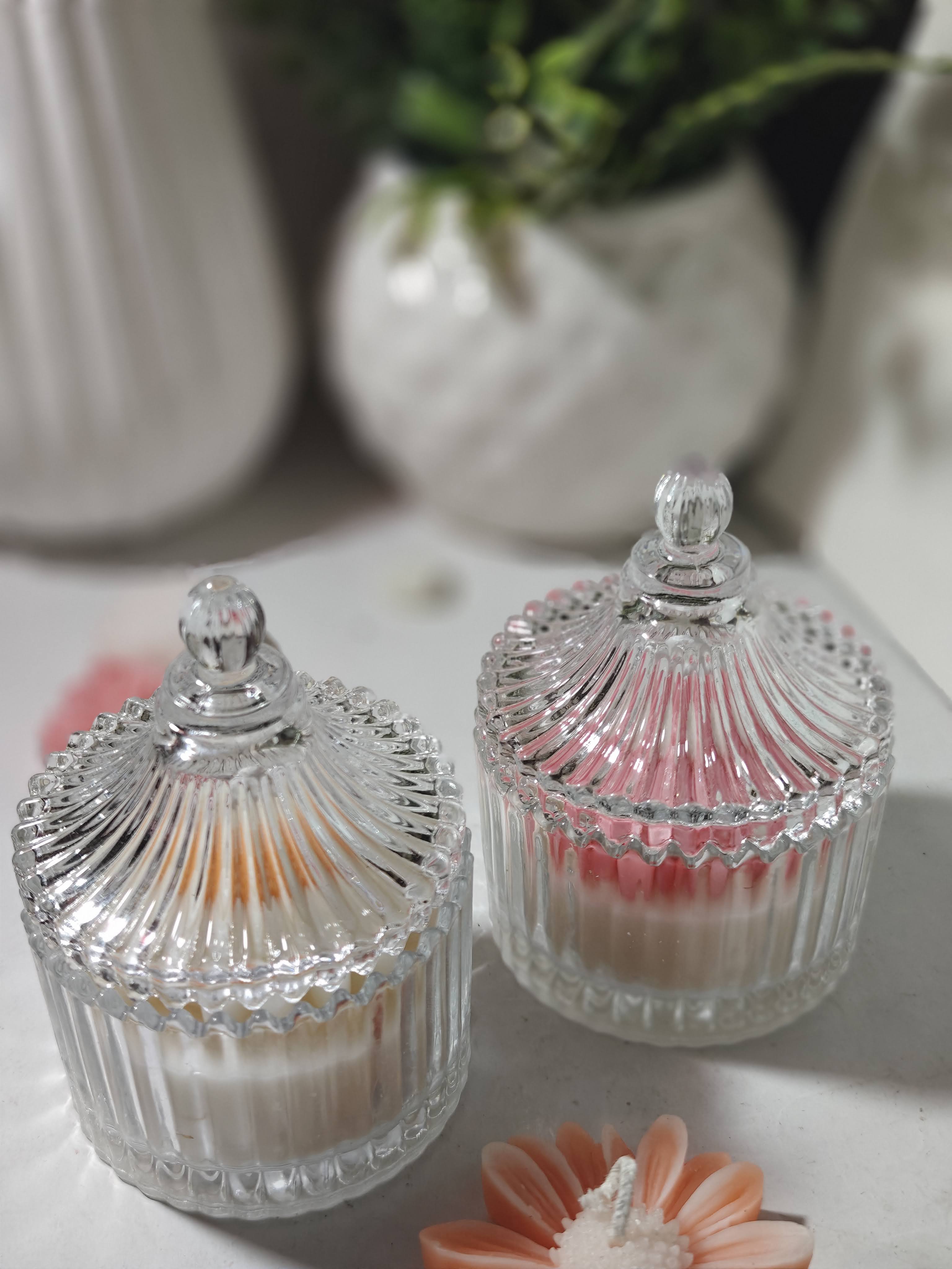  Crystal Daisy Lux Candle - Qty - 1 Crystal Luxurious Jar