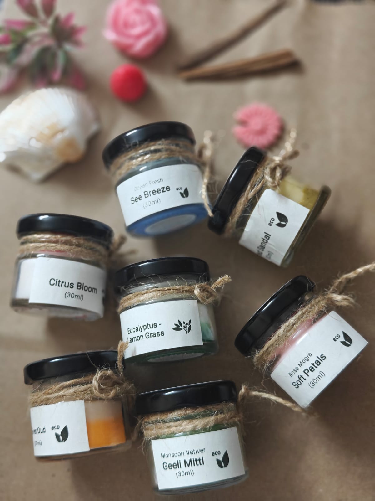 Niraea Mini Jar Aromatherapy Trial Pack - Before Going Big! (30 gm each)