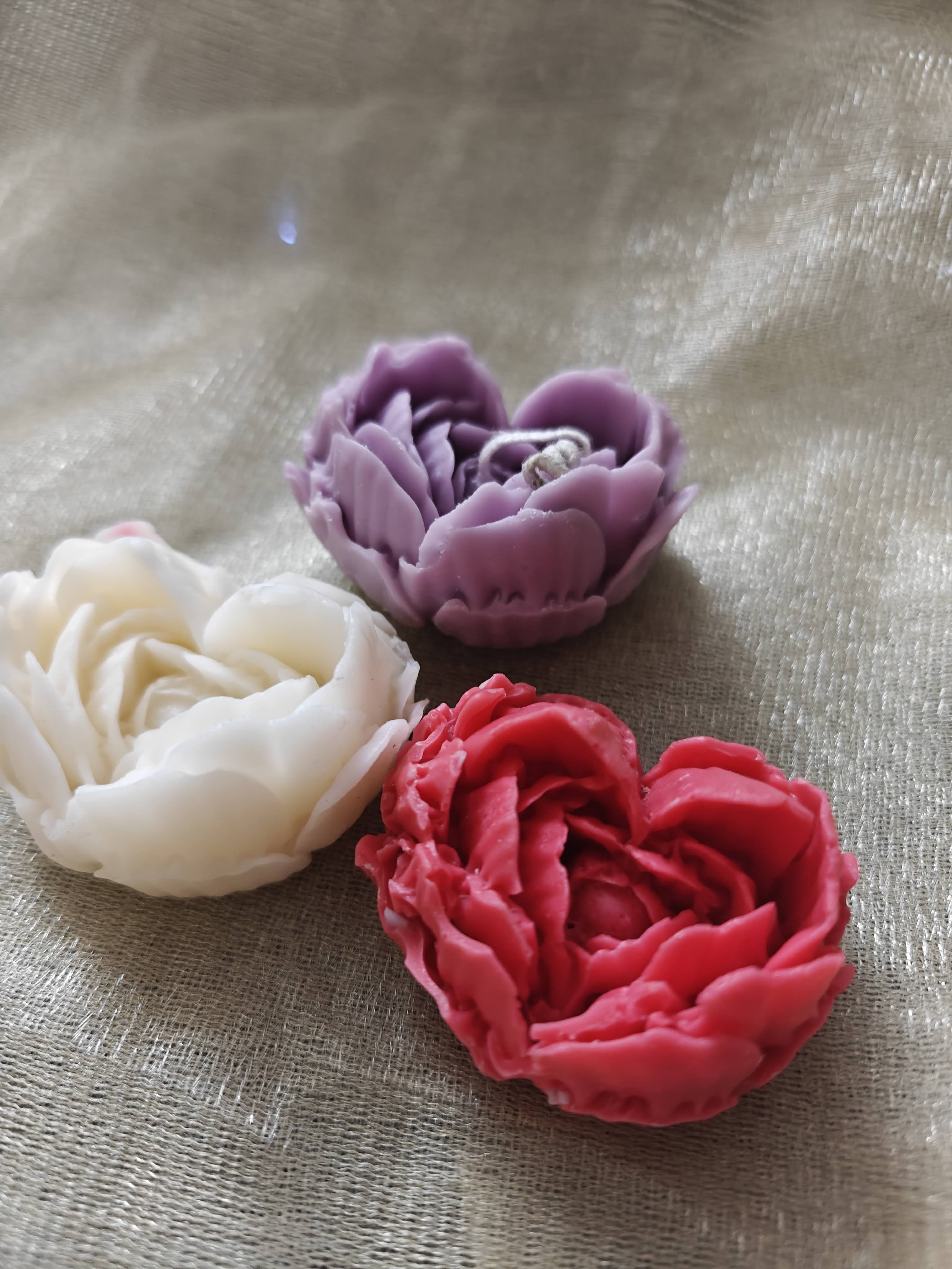 Romantic Couple of Hearts Candle(Scented) - Set of two