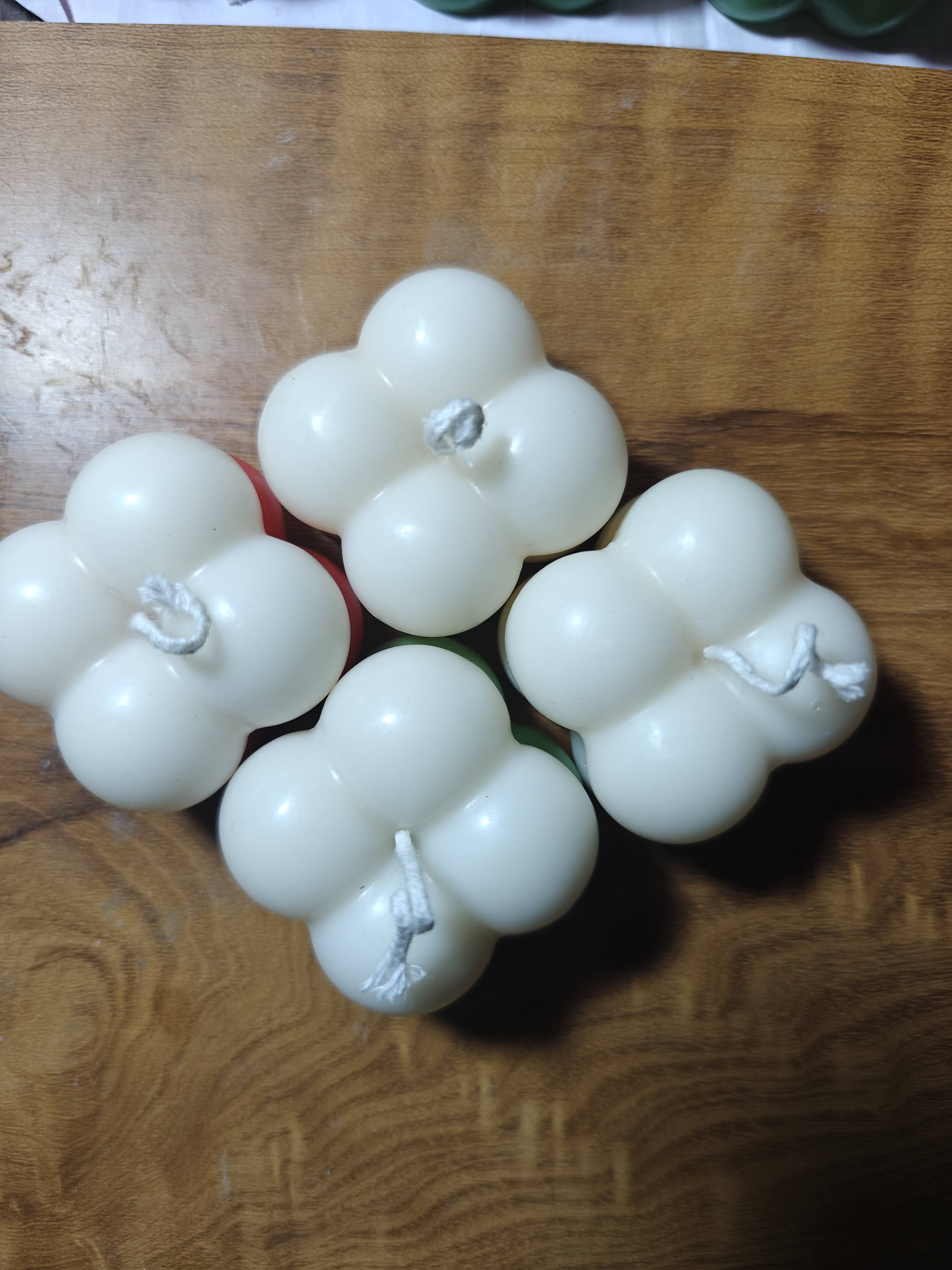 Cute Mini Bubble Scented Candle Set of 4