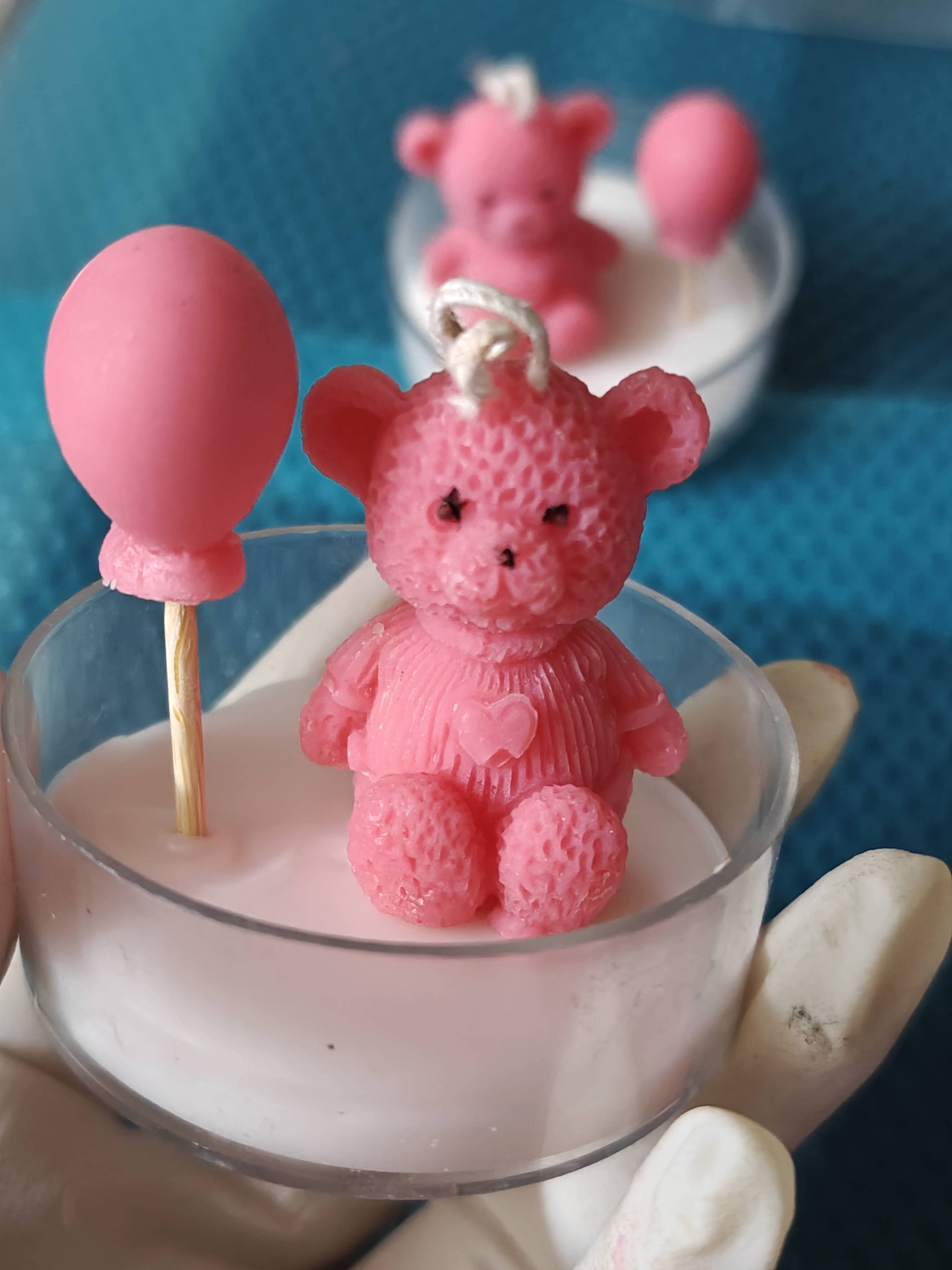 Teddy Love Tea lights - Set of 3