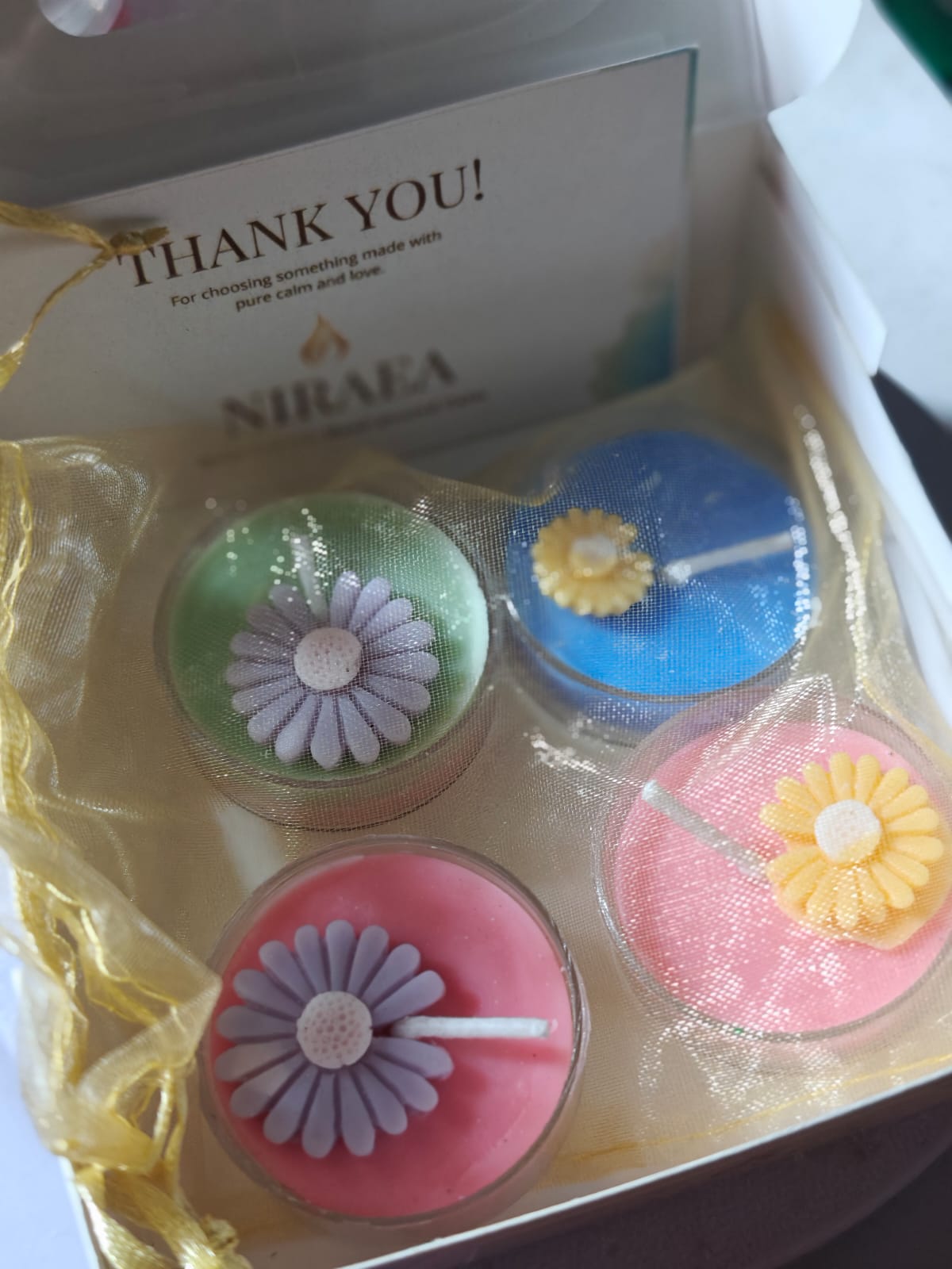 Scented Mini Tealight Candle Set of 3 and Set of 4