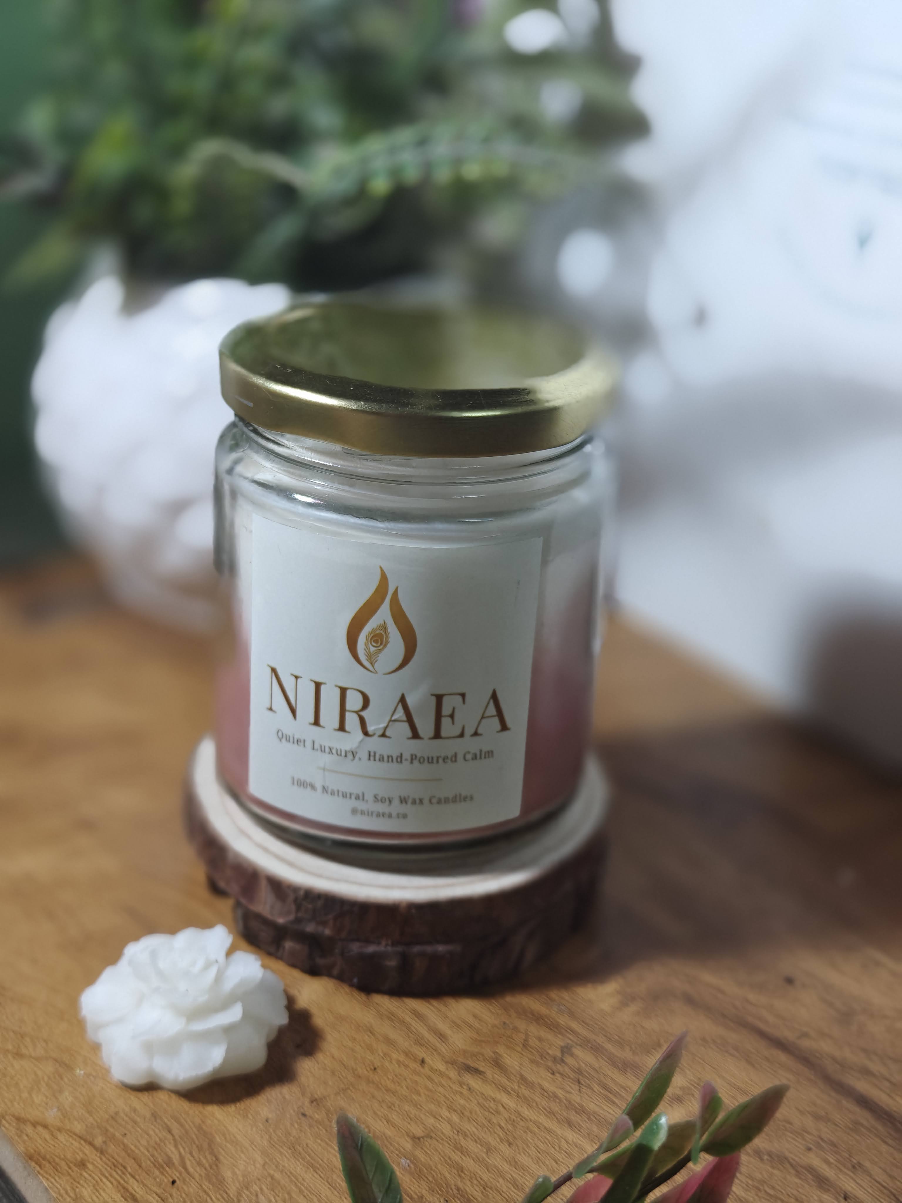 Blush Scented Soy Wax Candle