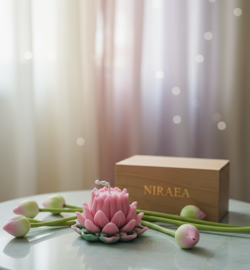 Lotus Love Blossom Scented Candle