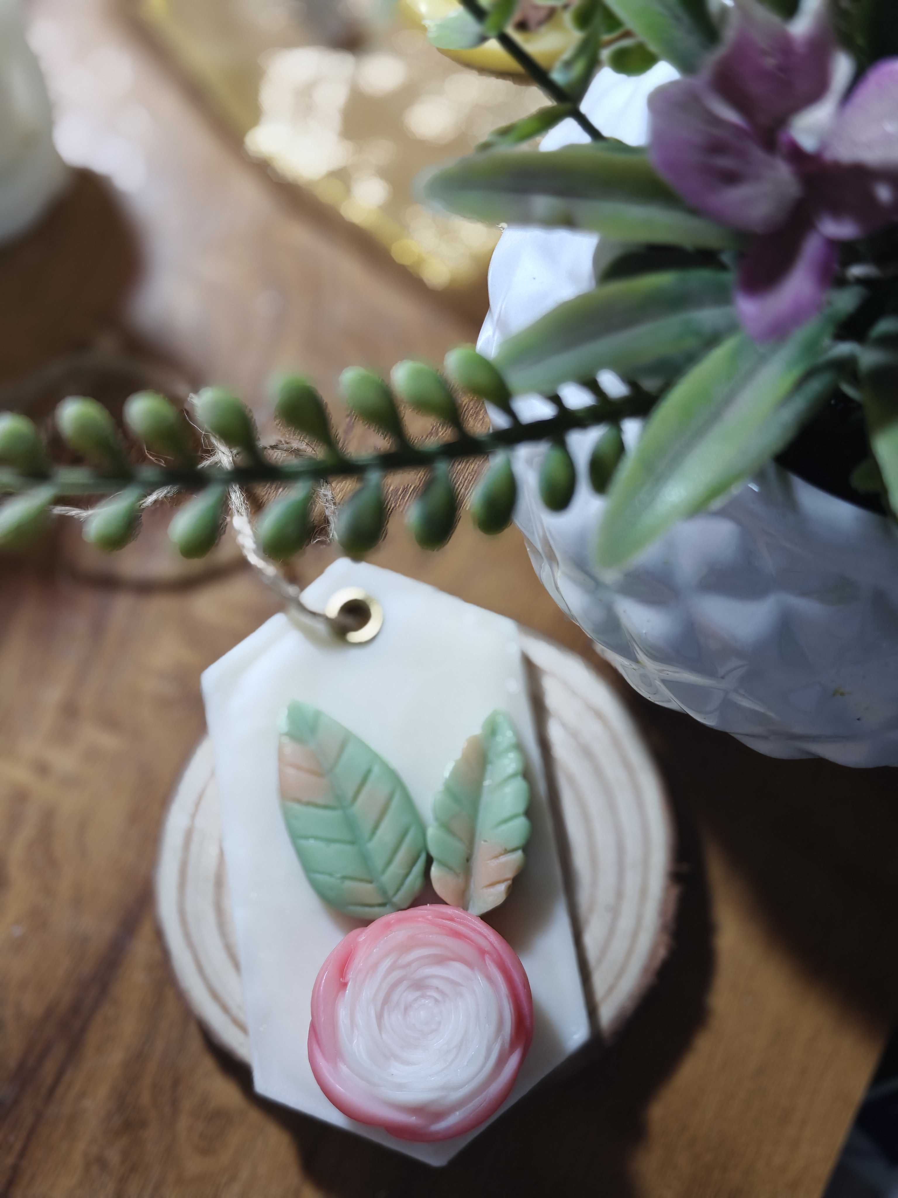 Floral Scented Wax Tag