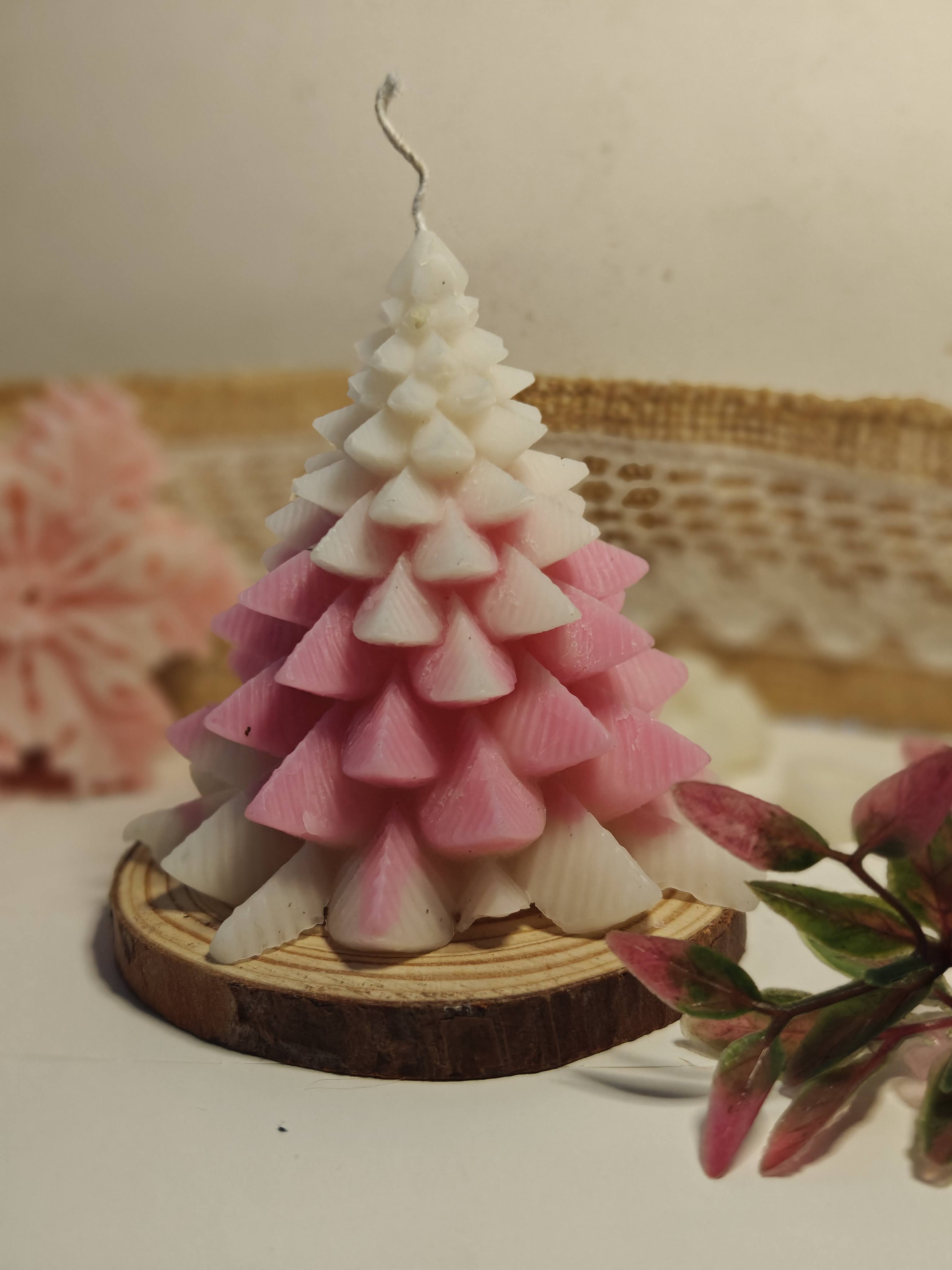 Snowy Christmas Tree  - Scented Candles