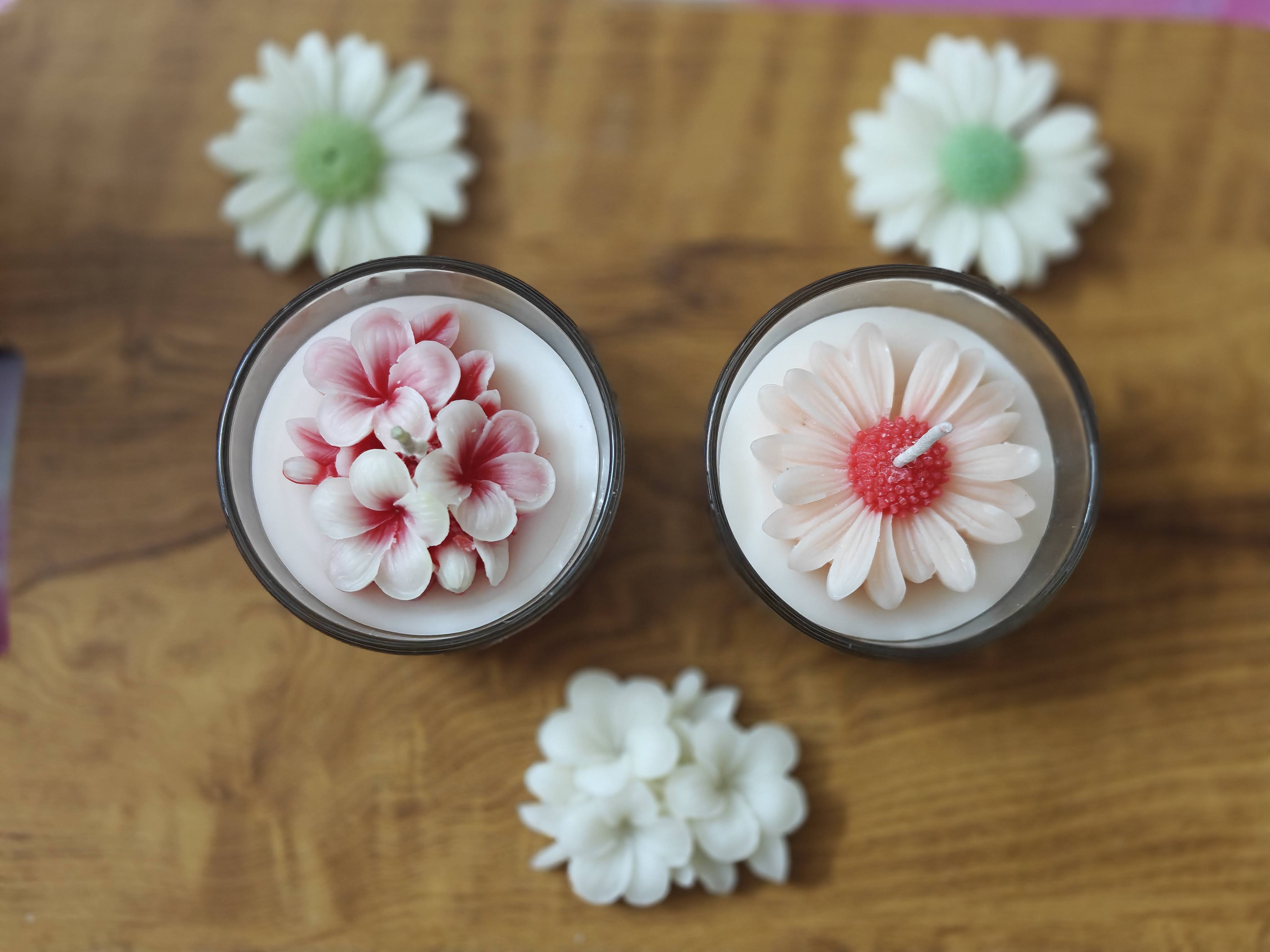 Plumeria Scented Soy Candle - Qty 1 Jar