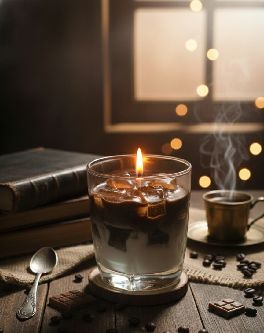 Coffee Ice Latte Scented Candle - Qty 1